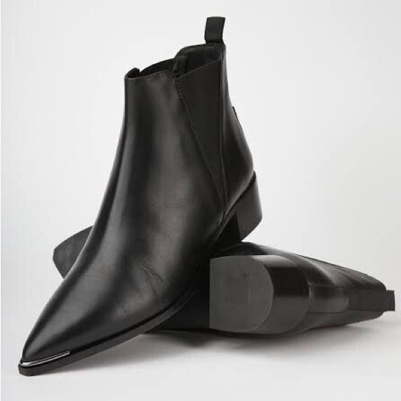 Acne Studios - Jensen Ankle Boot in Black Napa Leather - Size 35 - Picture 2 of 8